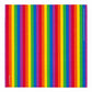 22x22 Rainbow Stripe Cotton Bandana – Colorful Multicolor Headscarf & Neck Scarf