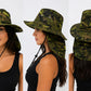 Wide Brim Boonie Hat with Neck Flap | UPF 50+ Sun Protection, Adjustable Chin Strap