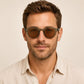 Classic Round Polarized Sunglasses | Vintage Acetate Style | UV400 Unisex Fashion Shades | Chapeau by Jess