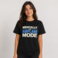 Mentally on Airplane Mode T-Shirt, Funny Travel Shirt, Airport Vacation Tee, Traveler Gift, Unisex Graphic T-Shirt