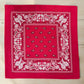 22x22 Cotton Paisley Bandana | Large Western Head Scarf, Neck Scarf