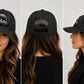 California Republic Embroidered Snapback Hat | Charcoal Heather Baseball Cap | Bear Patch Adjustable Cap