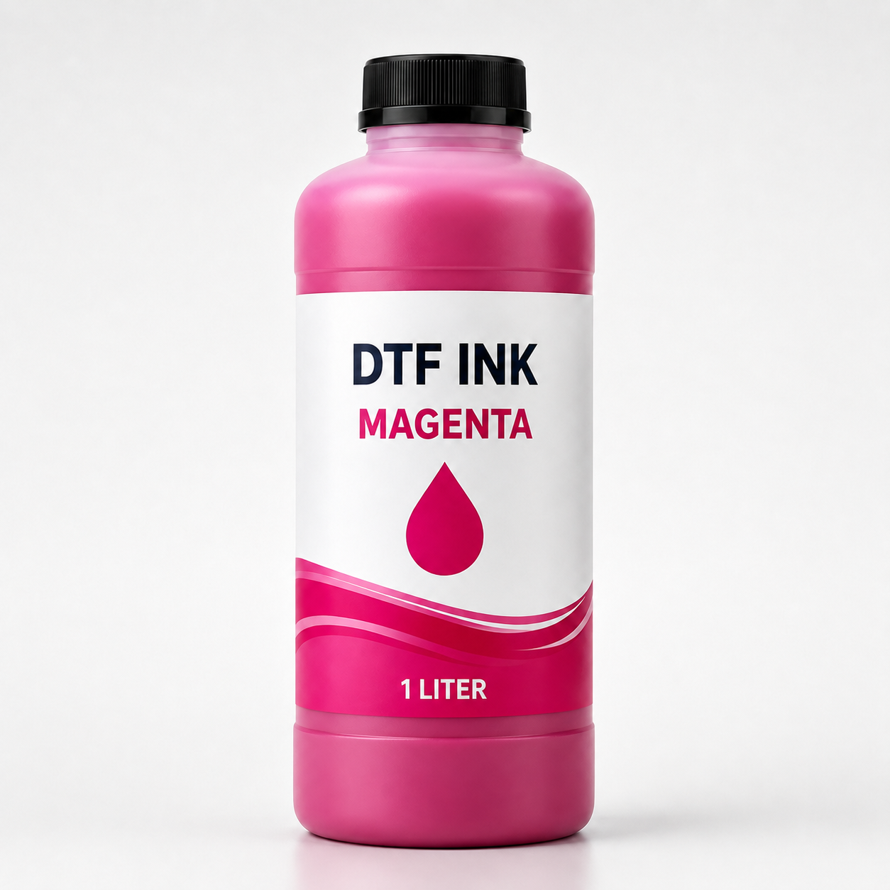 Premium DTF Ink 5-Color Set – CMYK + White | 1 Liter Each