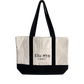 Ella Judaica Premium Canvas Tote Bag – 18” x 13” Reusable Shoulder Bag with Front Pocket