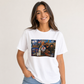 Israel & Tel Aviv Collage Graphic T-Shirt White