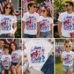 4th of July Patriotic T-Shirt for Adults & Youth – Independence Day American Flag Graphic Tee