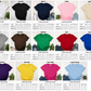 12 PACK OF ADULT EVERYDAY TEE 100% COTTON 12