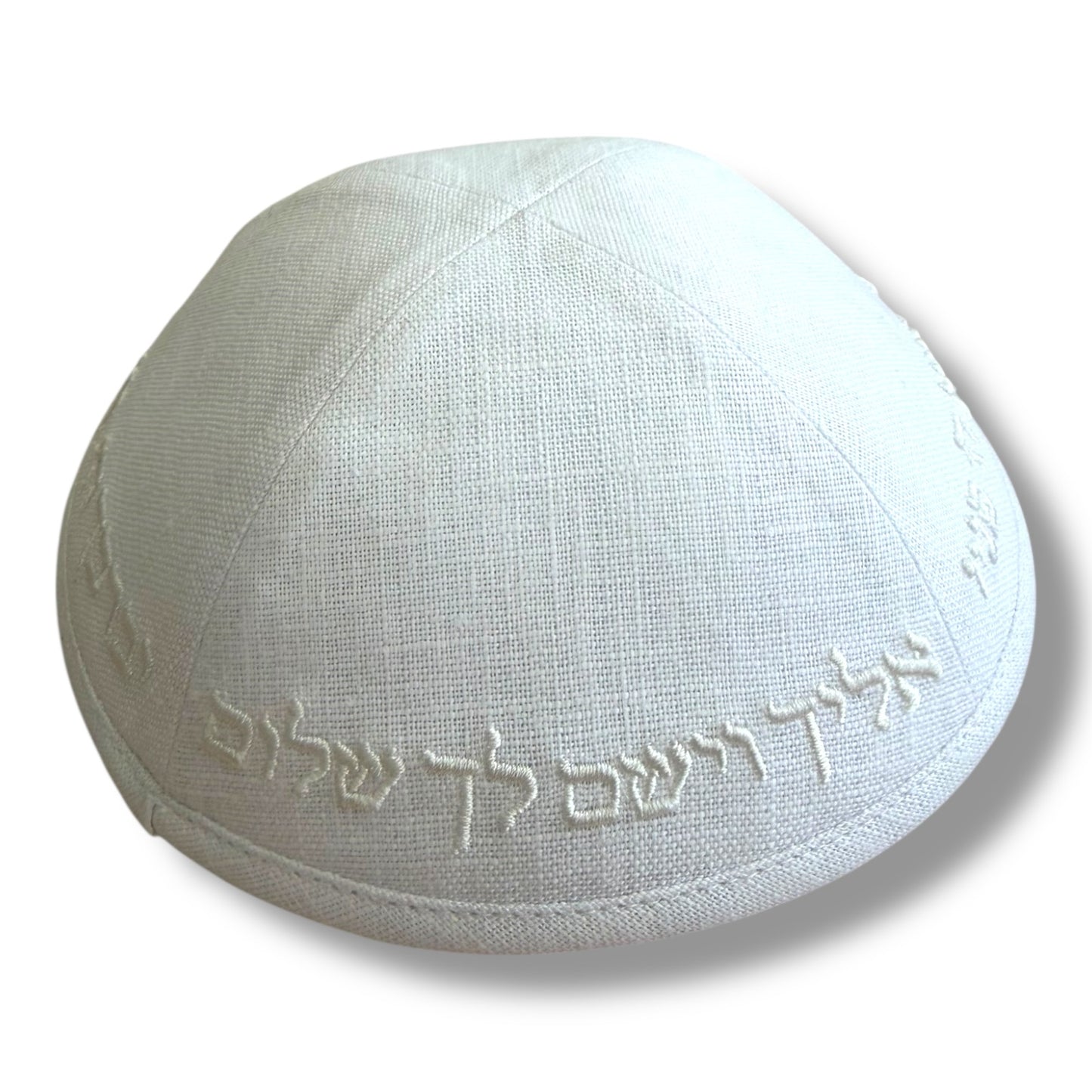 Linen birkat kohanim embroidered kippah