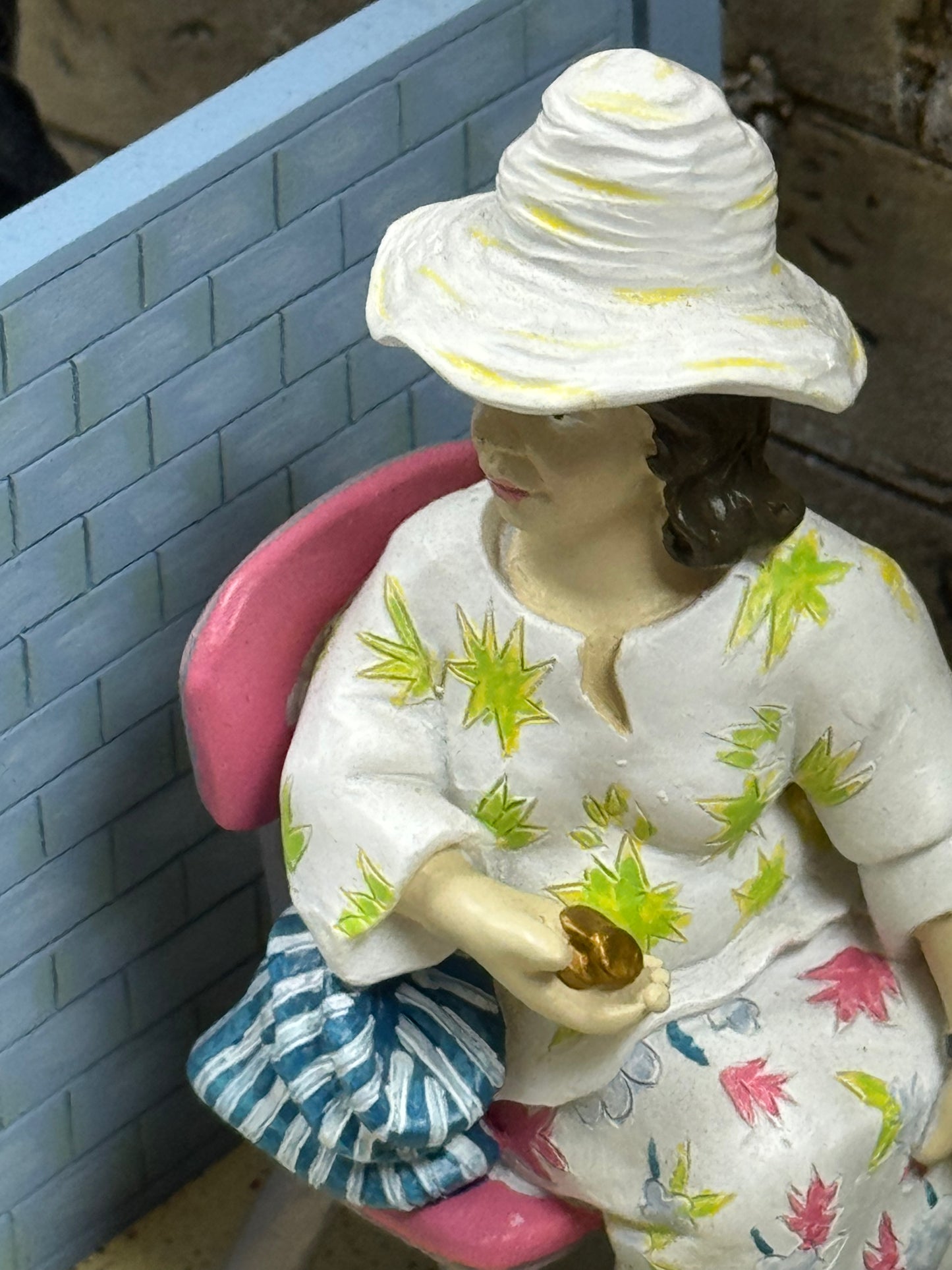 People of The Kotel Menorah 18" x 6" x 6"