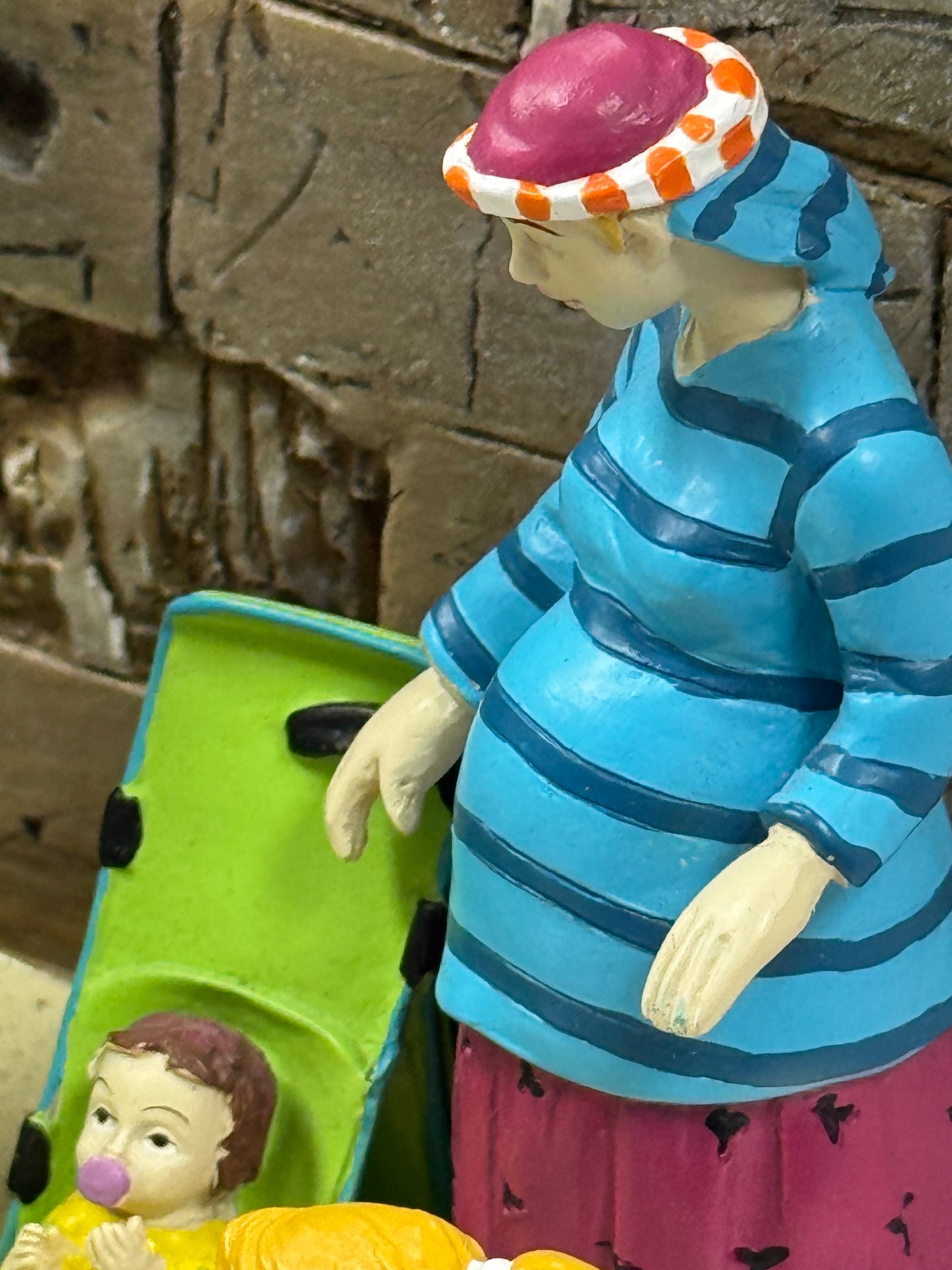 People of The Kotel Menorah 18" x 6" x 6"