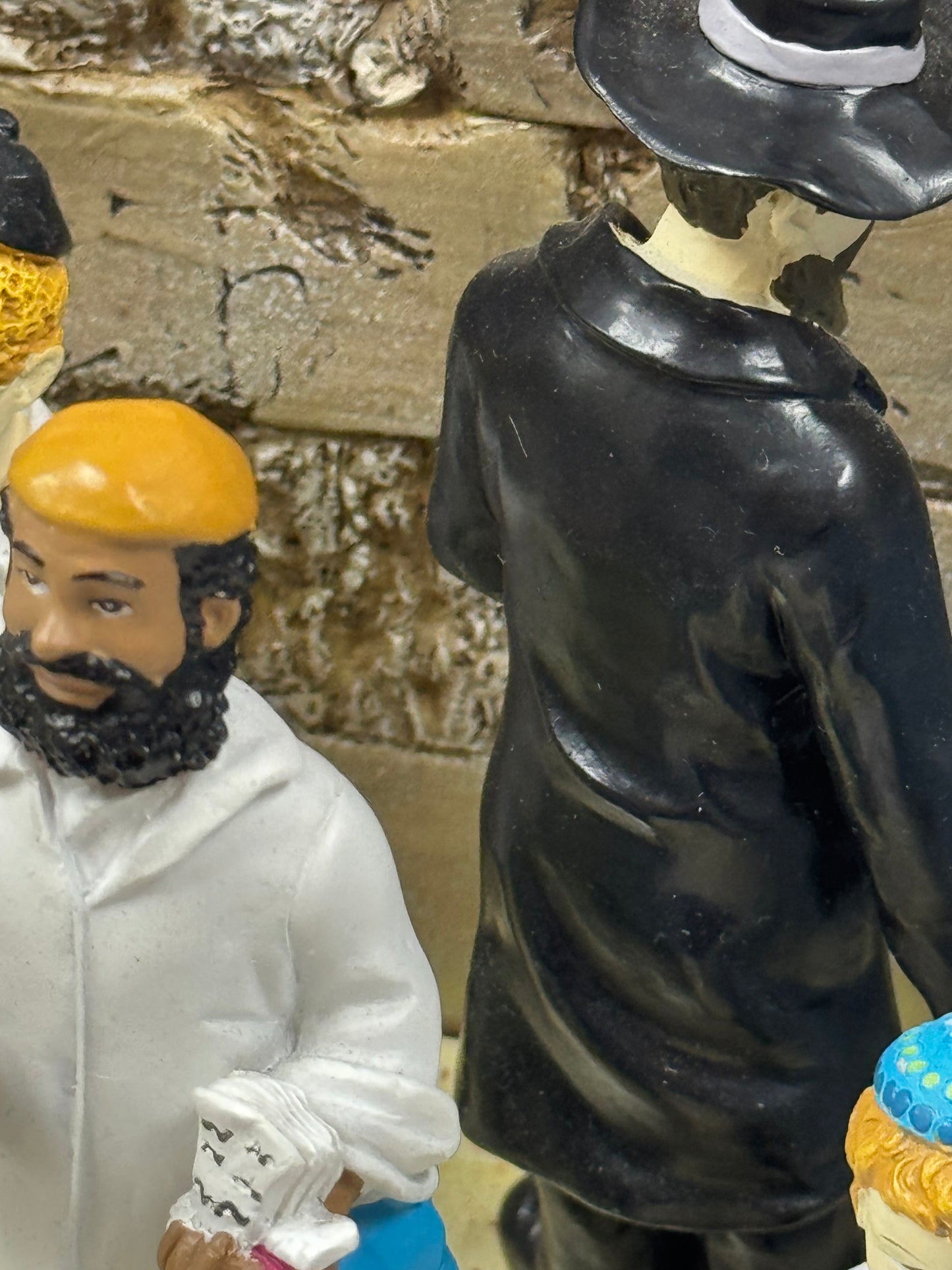 People of The Kotel Menorah 18" x 6" x 6"