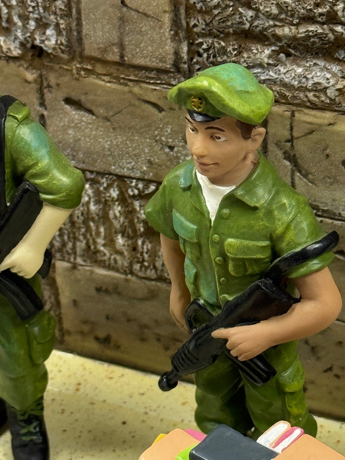 People of The Kotel Menorah 18" x 6" x 6"