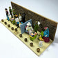 People of The Kotel Menorah 18" x 6" x 6"