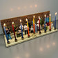 People of The Kotel Menorah 18" x 6" x 6"
