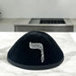 Rhinestone alef bet velvet kippah