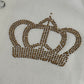 Elegant Brit Milah Baby Gown with Rhinestone