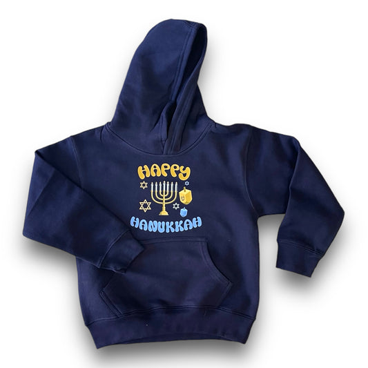 Happy Hanukkah fun youth hoodie