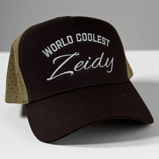 World’s Coolest Zeidy Hat – Embroidered Baseball Cap for Grandfathers (Multiple Colors)