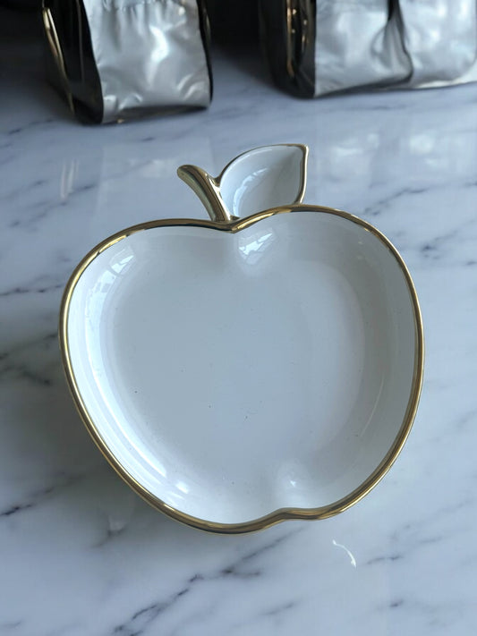 Apple-Shaped ceramic Rosh Hashanah Honey Dish