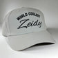 World’s Coolest Zeidy Hat – Embroidered Baseball Cap for Grandfathers (Multiple Colors)