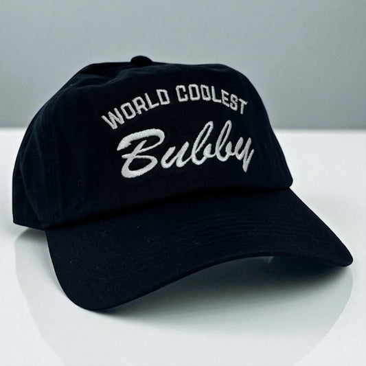 World’s Coolest Bubby Hat – Embroidered Baseball Cap for Grandmothers (Multiple Colors)