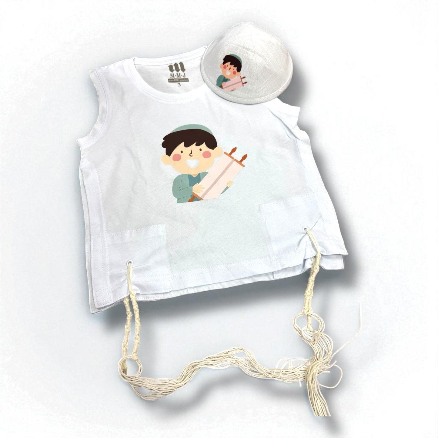 Torah Boyl Tzizit & Kippah Set