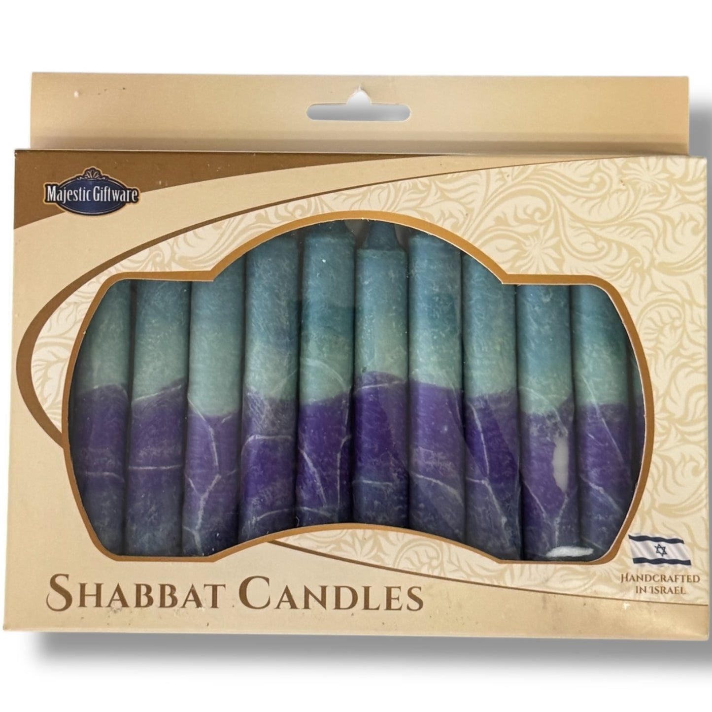 Shabbat Candle - 12 Pack - 5.5" Made in Israel