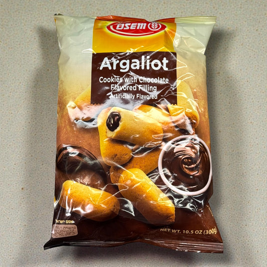 Osem Argaliot Wafer Cookies – Chocolate & Strawberry Filled Snack Packs, 300g (10.5oz) Parve