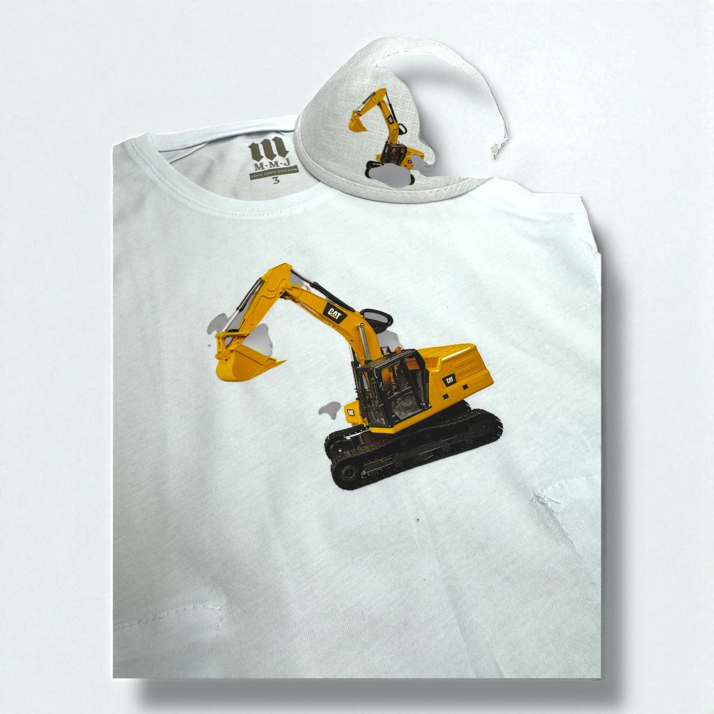 Construction Digger Tzizit & Kippah Set