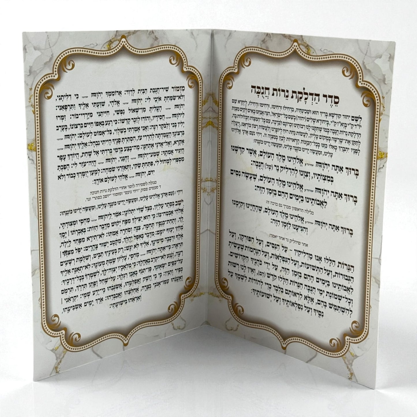 Hanukkah Candles light seder bencher 5 x 7 inches