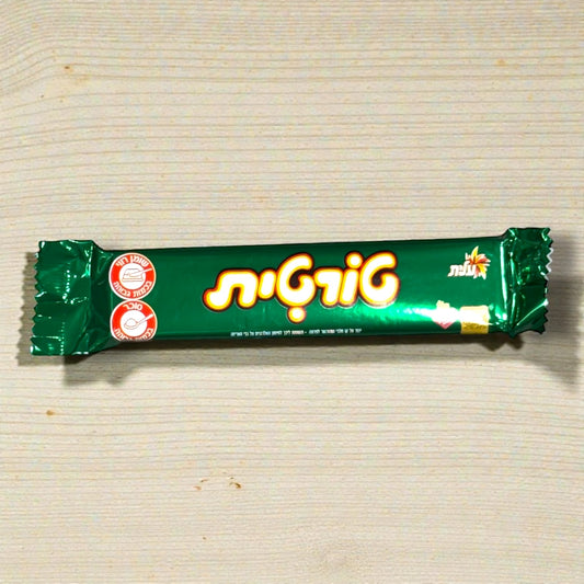 Elite Tortite Chocolate Bar – Israeli Wafel Roll with Hazelnut Filling, 27g