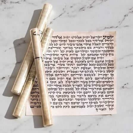 10 cm kosher hand written scroll from israel