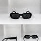 Retro Rectangle Sunglasses | Vintage Thick Frame UV400 Shades | Unisex Fashion Eyewear