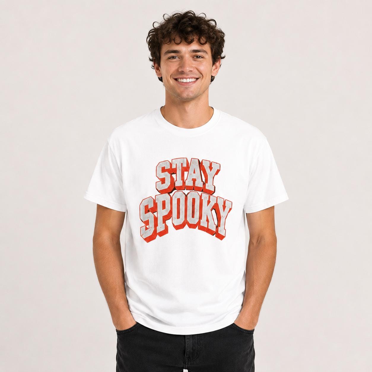 Stay Spooky Vintage Graphic T-Shirt