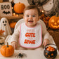 Too Cute to Spook Baby Halloween Bib