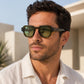 Retro Square Sunglasses | UV400 Geometric Eyewear, Unisex Designer Style