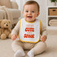 Too Cute to Spook Baby Halloween Bib