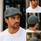 Denim Ivy Flat Cap | Adjustable Vintage Hat