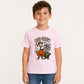 Kids Boo Crew Halloween T-Shirt – Cute Pink Ghost, Mummy & Pumpkin Tee