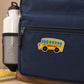 School Bus Embroidered Patch – Yellow Bus Iron On or Sew On Applique, Back to School Backpack Jacket Hat Patch