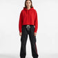 BeGood 18 Cropped Hoodie | Oversized Varsity Back Print Sweatshirt | Streetwear Pull