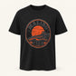Malibu Pier California T-Shirt, Vintage Beach Graphic Tee, Retro Coastal Unisex Black