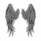 Rhinestone Angel Wing Iron-On Decal | Crystal Hot Fix Bling Transfer for DIY Fashion
