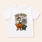 Kids Boo Crew Halloween T-Shirt – Cute Pink Ghost, Mummy & Pumpkin Tee
