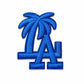 LA Palm Tree Embroidered Patch – Los Angeles Tourist Applique (2" Tall)