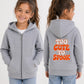 Too Cute to Spook Kids’ Halloween Zip-Up Hoodie – Gray