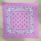 22x22 Cotton Paisley Bandana | Large Western Head Scarf, Neck Scarf