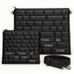 Black vinyl Kotel Western Wall tallit and tefillin bag set with detachable strap