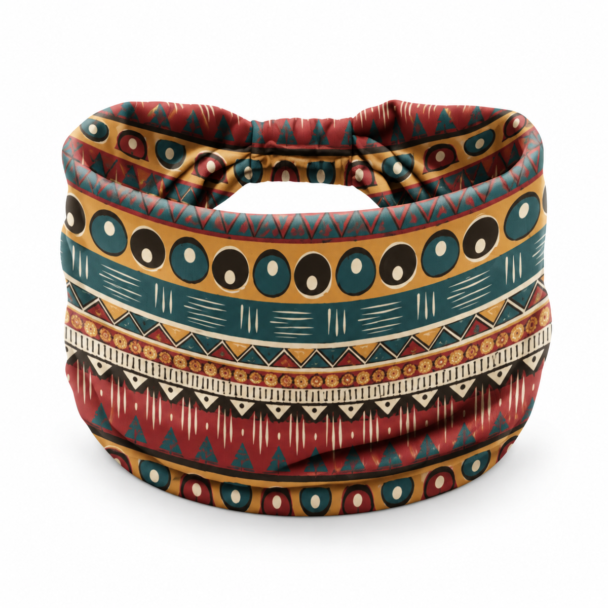 Tribal stripe wide boho headband product photo
