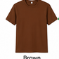 12 PACK OF ADULT EVERYDAY TEE 100% COTTON 12